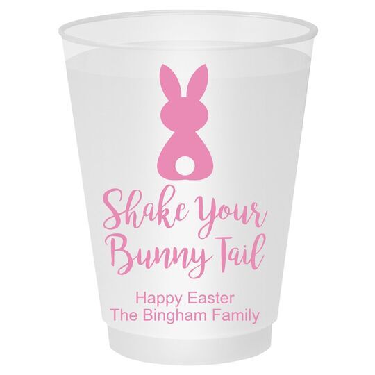 Shake Your Bunny Tail Shatterproof Cups